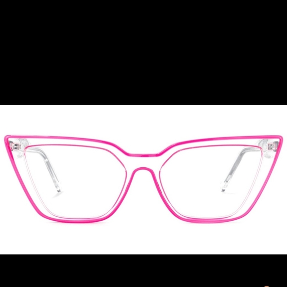 Beautiful Eyeglasses, very fashionable radiant Pink combined with White - Picture 13 of 16